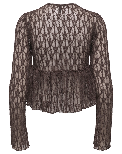 Only - ONLAya Lace Cardigan - Chocolate Martini